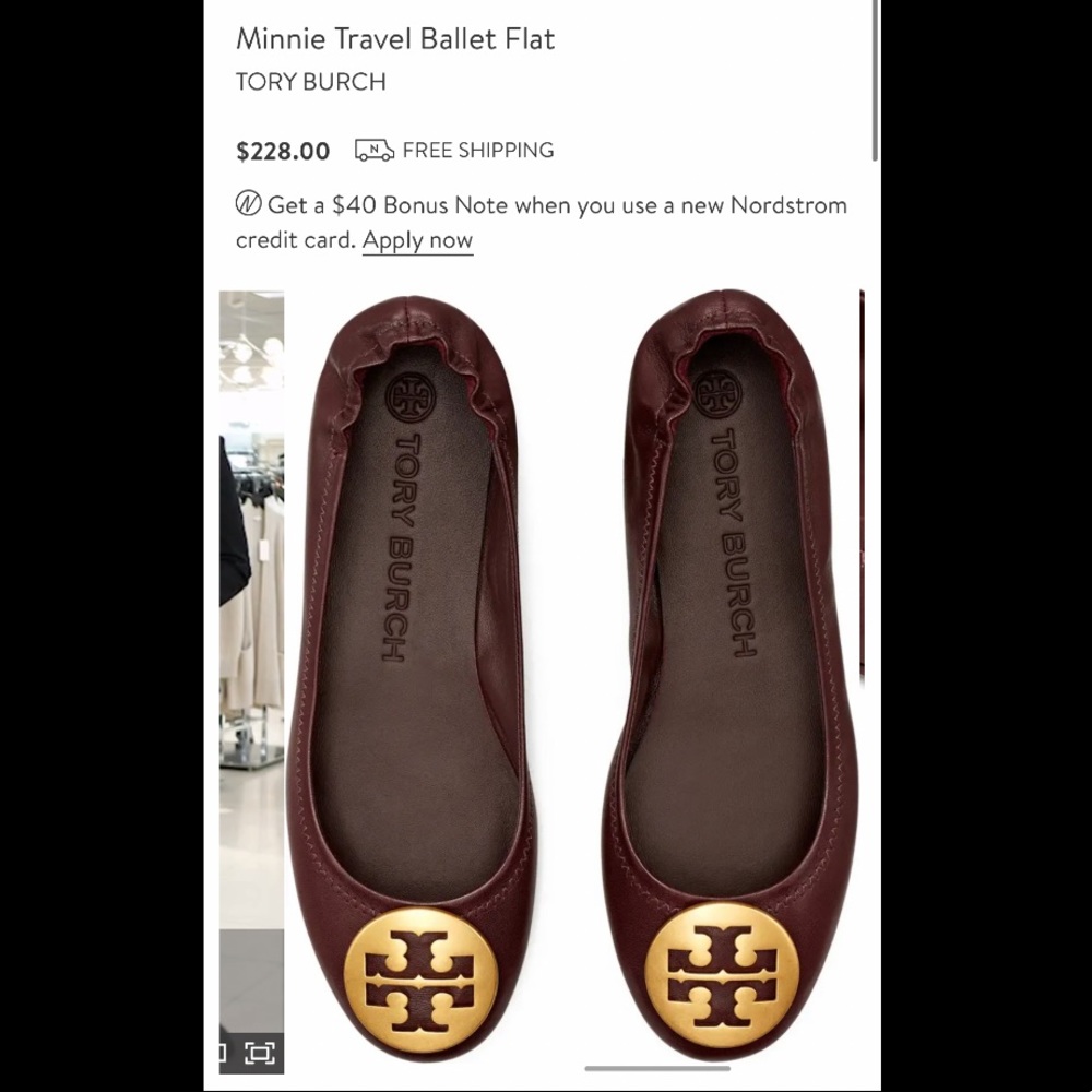 Tory Burch quilted light purple In box Ballet Flats *** size 8.5